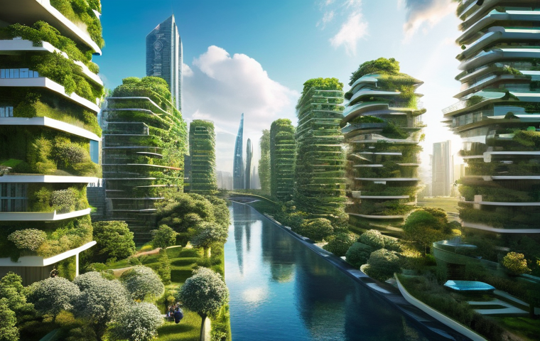 ESG 투자와 지속 가능성 - **Prompt: "An abstract and elegant visualization representing the three pillars of ESG (Environmenta...